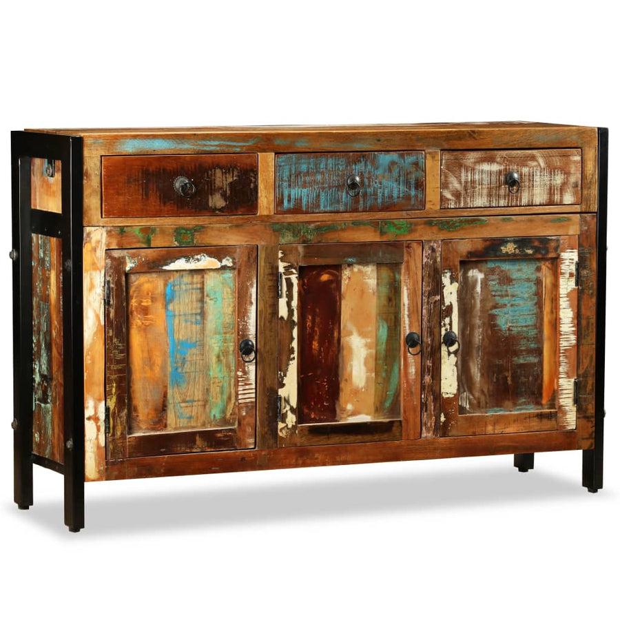 Dressoir 20X35X76 Cm massief gerecycled hout