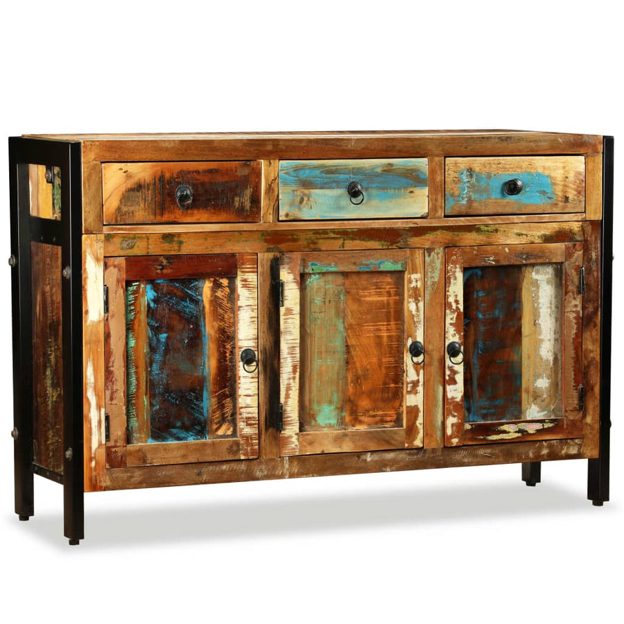 Dressoir 20X35X76 Cm massief gerecycled hout
