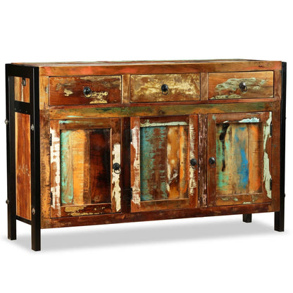 Dressoir 20X35X76 Cm massief gerecycled hout
