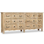 Dressoir 200X40X90 Cm Massief Mangohout