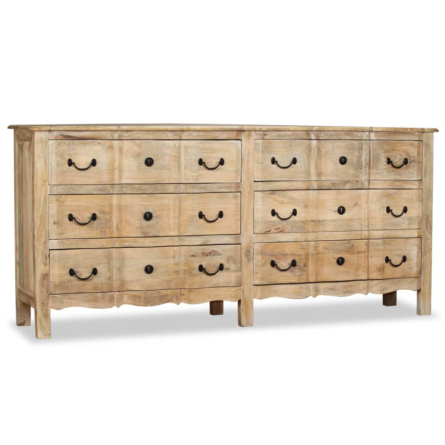 Dressoir 200X40X90 Cm Massief Mangohout