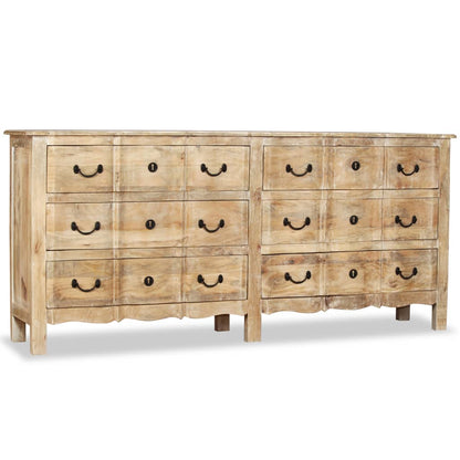 Dressoir 200X40X90 Cm Massief Mangohout