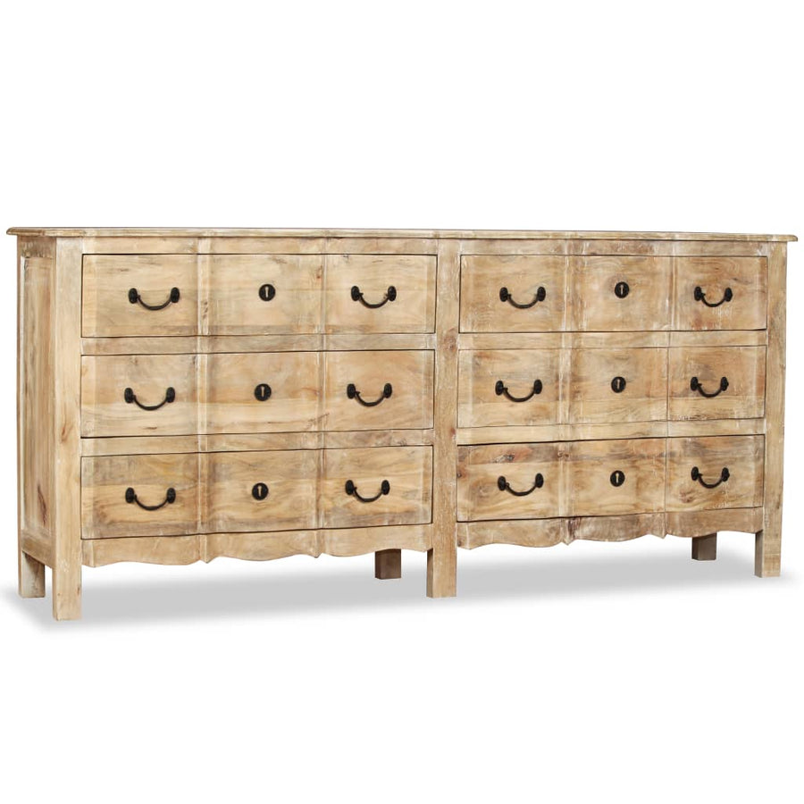 Dressoir 200X40X90 Cm Massief Mangohout