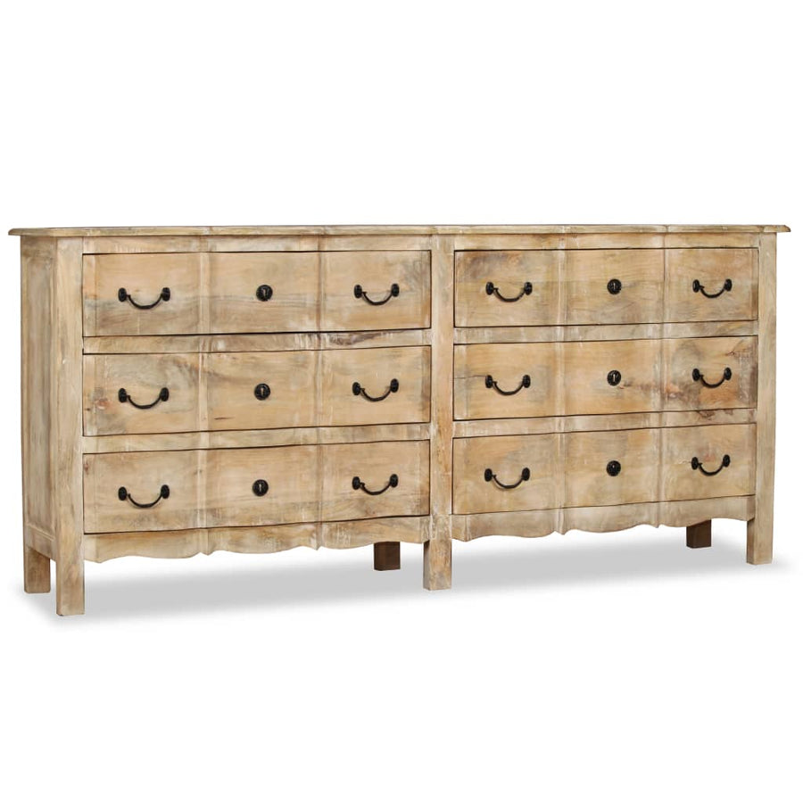 Dressoir 200X40X90 Cm Massief Mangohout