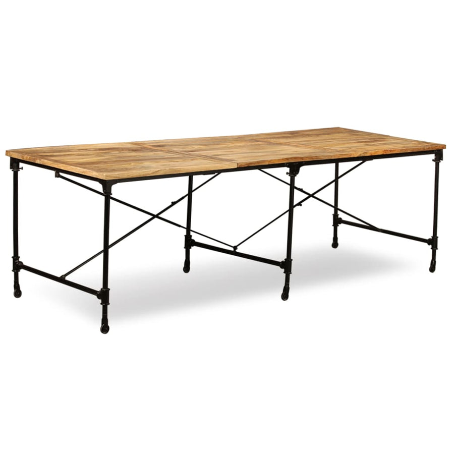 Eettafel 240 Cm Massief Mangohout 240 x 90 x 76 cm Lichtbruin