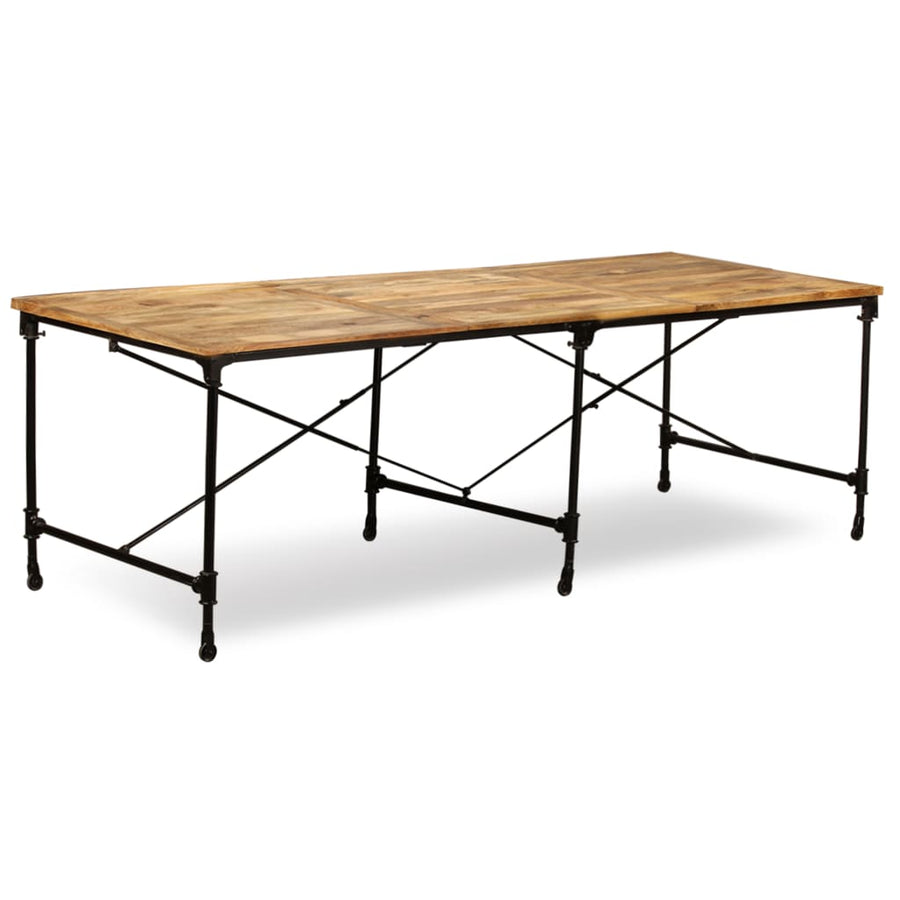 Eettafel 240 Cm Massief Mangohout 240 x 90 x 76 cm Lichtbruin
