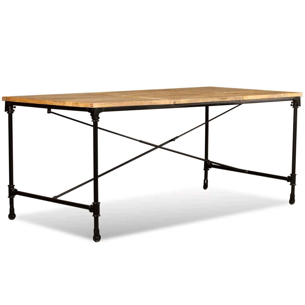 Eettafel 180 cm massief mangohout