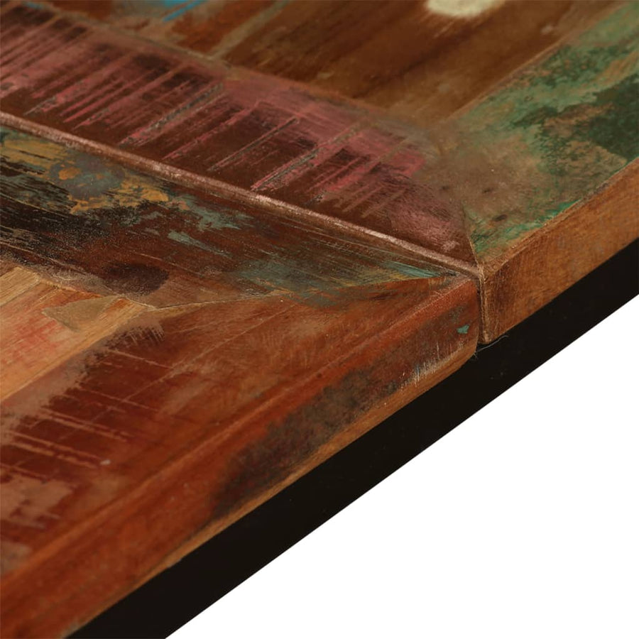 Eettafel 80 Cm Massief Gerecycled Hout 180 x 90 x 76 cm Donkerbruin