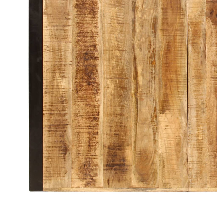 Eettafel 80 Cm Massief Ruw Mangohout 180 x 90 x 76 cm Bruin