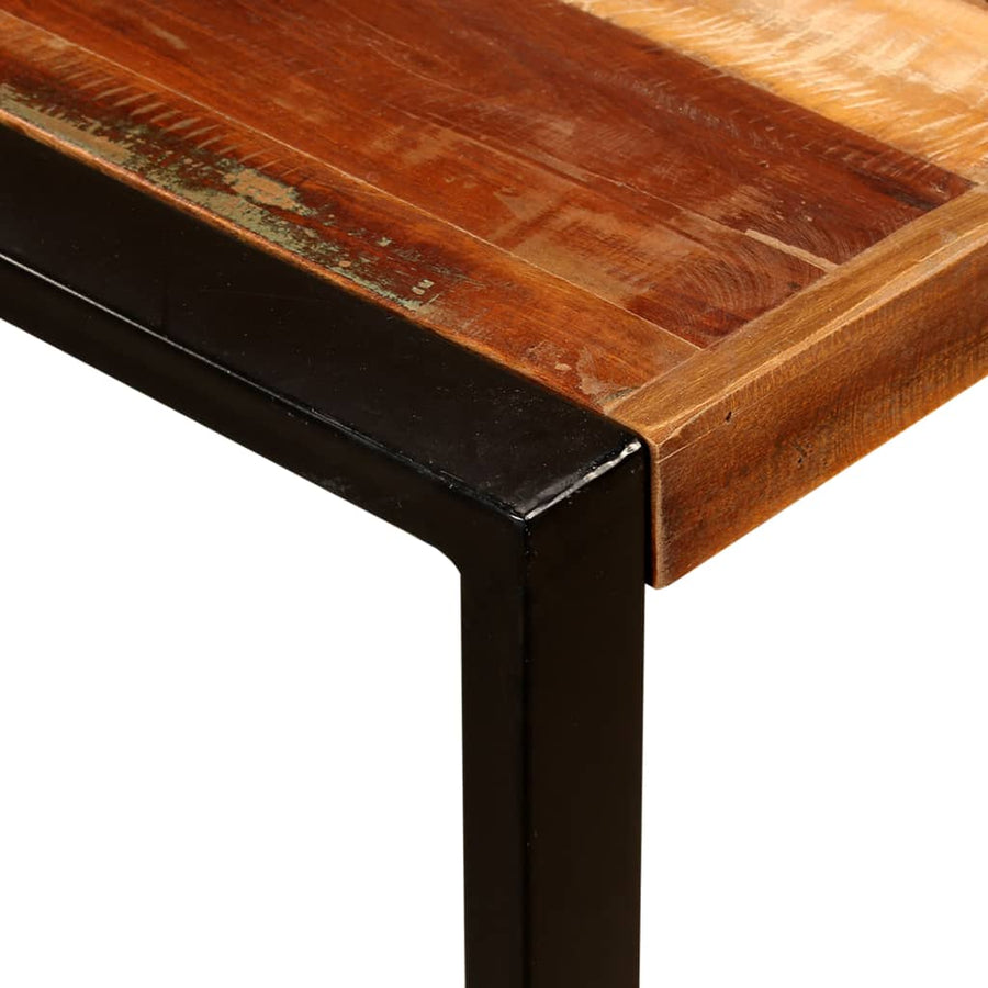 Eettafel 80 Cm Massief Gerecycled Hout 180 x 90 x 76 cm Multikleur