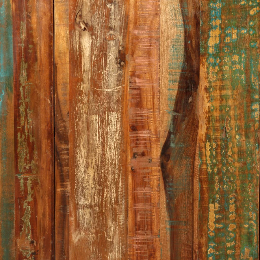 Eettafel 80 Cm Massief Gerecycled Hout 180 x 90 x 76 cm Multikleur
