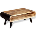 Coffee table 90x55x39 cm raw mango wood