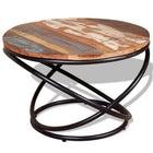 Coffee table 60x60x40 cm solid reclaimed wood