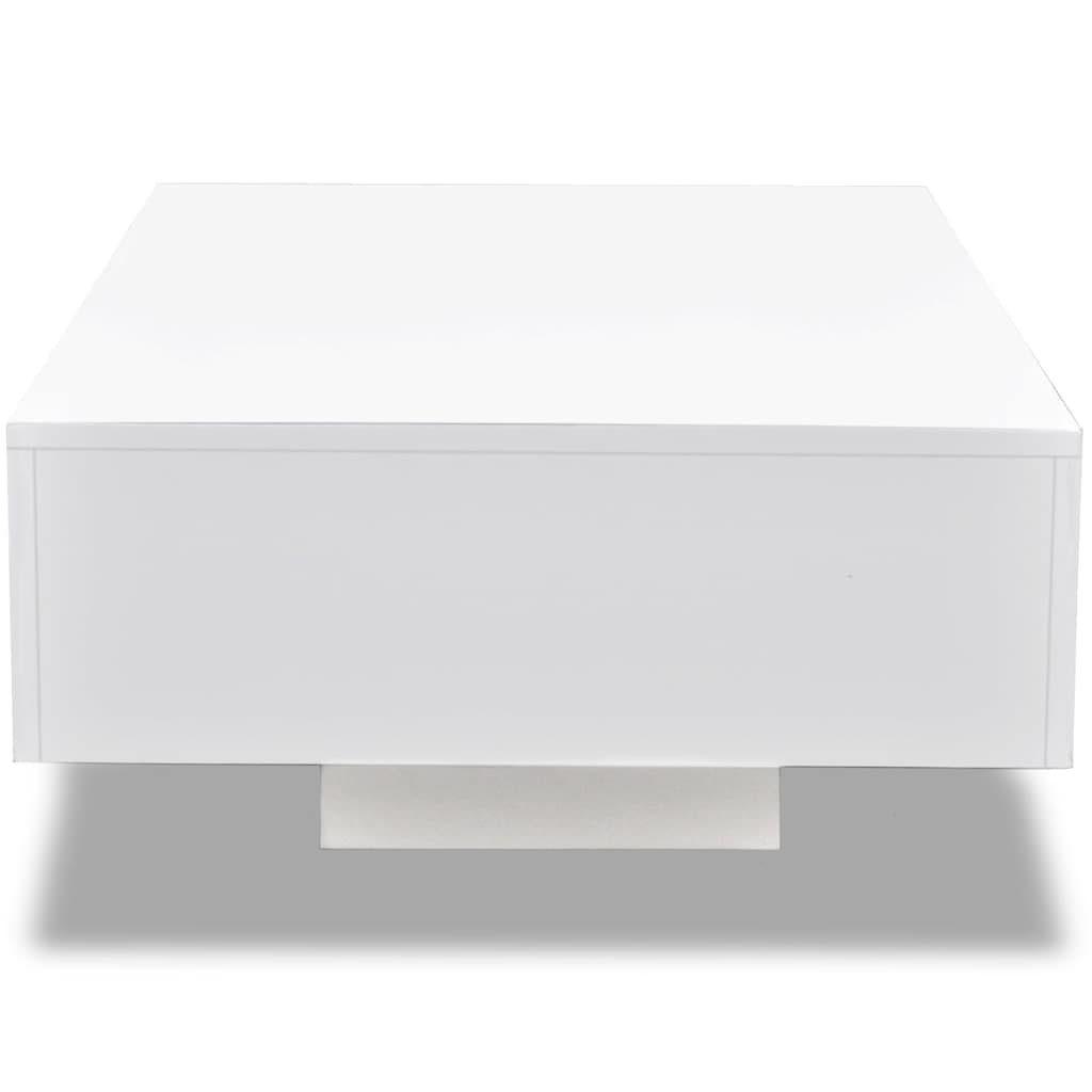 Salontafel hoogglans wit