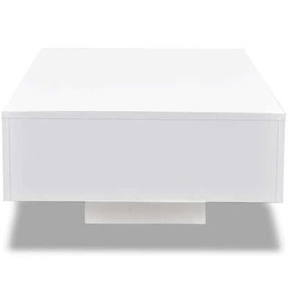 Salontafel hoogglans wit