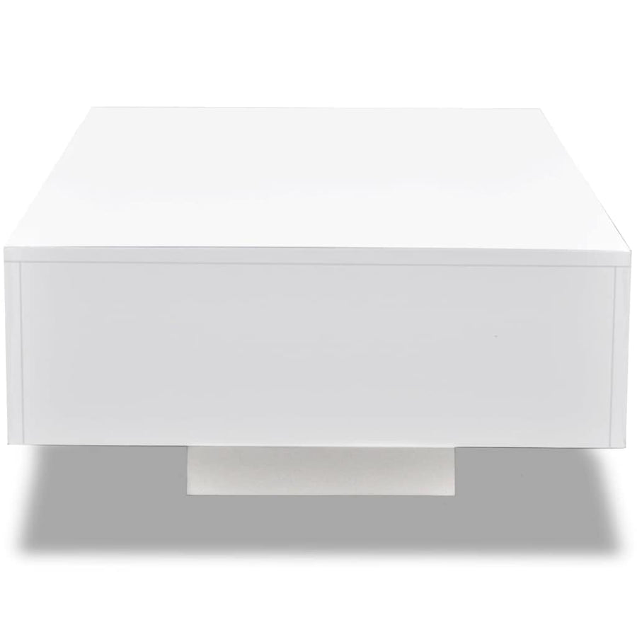 Salontafel hoogglans wit