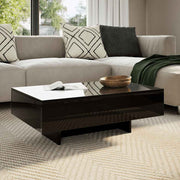 Salontafel hoogglans zwart 120x60 cm