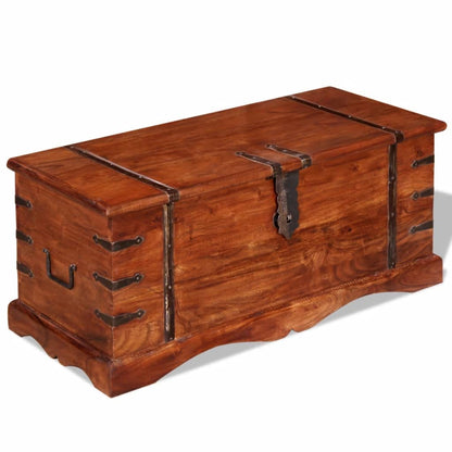 Opbergkist Massief Hout 1 Bruin