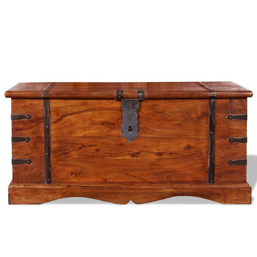 Opbergkist Massief Hout 1 Bruin