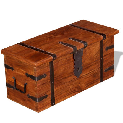 -Delige Opbergkistenset Massief Hout 2 Bruin