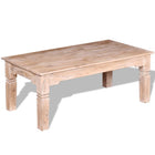 Salontafel 110x60x45 cm massief acaciahout wit geborsteld