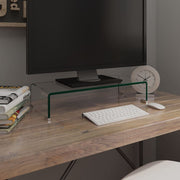Tv-meubel 60x25x11 cm glas transparant