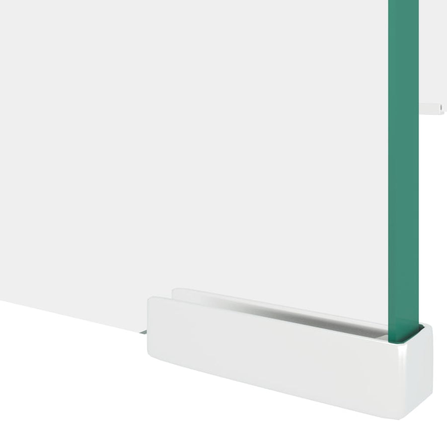Tv-Meubel/Monitorverhoger Transparant Glas 70 x 30 x 13 cm Doorzichtig