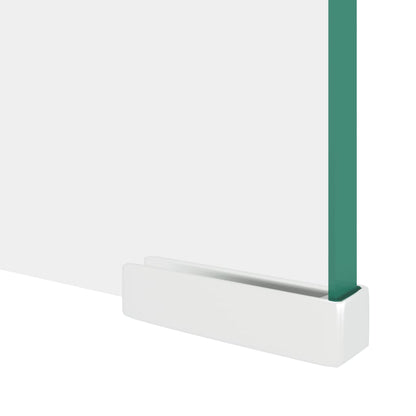 Tv-Meubel/Monitorverhoger Transparant Glas 120 x 30 x 13 cm Doorzichtig