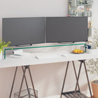 Tv-meubel monitorverhoger 120x30x13 cm glas