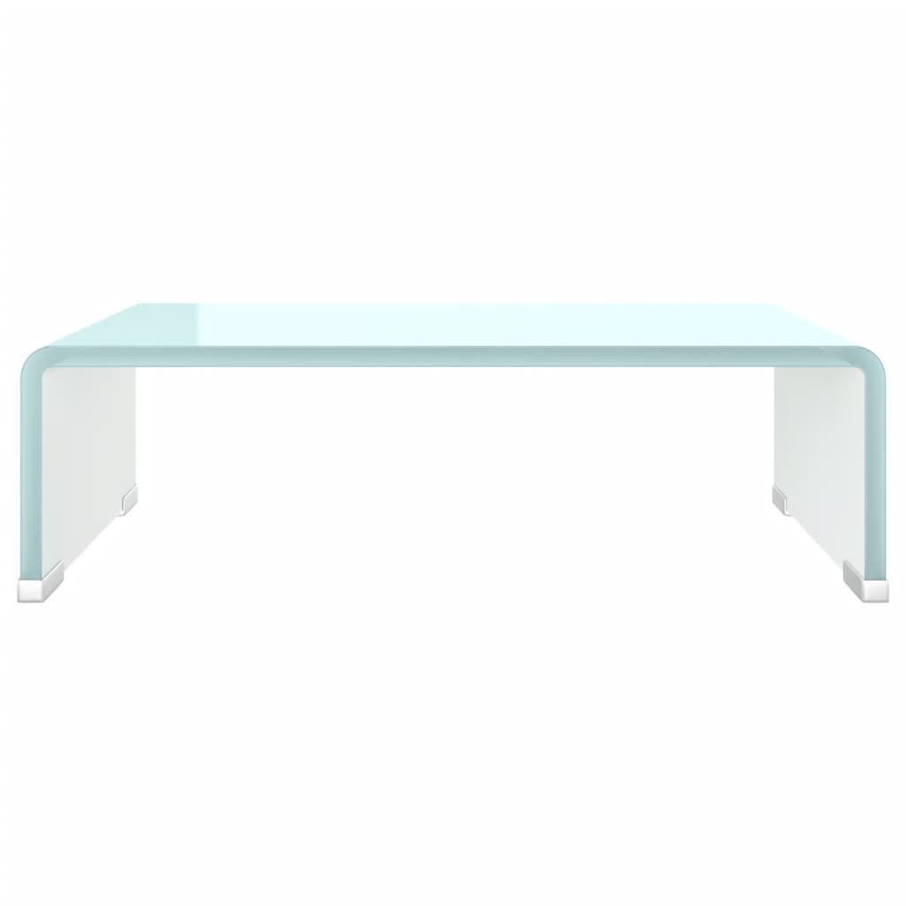 Tv-Meubel/Monitorverhoger Glas 40 x 25 x 11 cm Groen