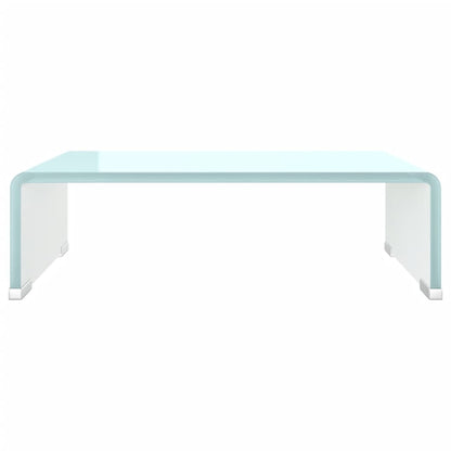 Tv-Meubel/Monitorverhoger Glas 40 x 25 x 11 cm Groen