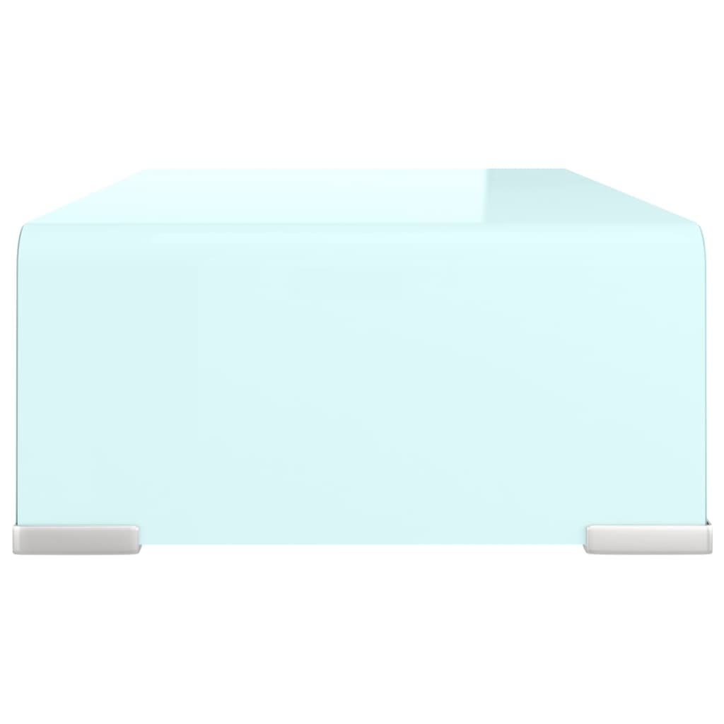 Tv-Meubel/Monitorverhoger Glas 40 x 25 x 11 cm Groen