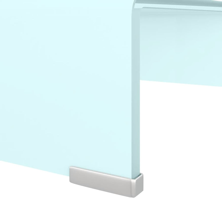 Tv-Meubel/Monitorverhoger Glas 40 x 25 x 11 cm Groen