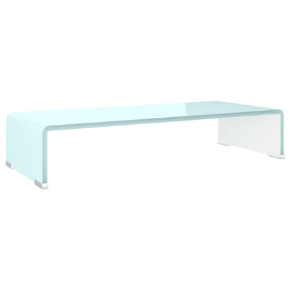 Tv-Meubel/Monitorverhoger Glas 60 x 25 x 11 cm Groen