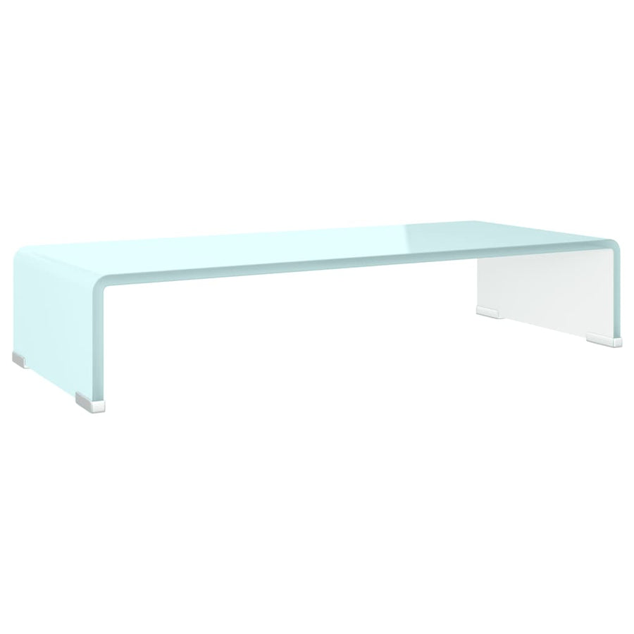 Tv-Meubel/Monitorverhoger Glas 60 x 25 x 11 cm Groen