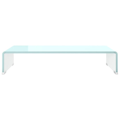 Tv-Meubel/Monitorverhoger Glas 60 x 25 x 11 cm Groen