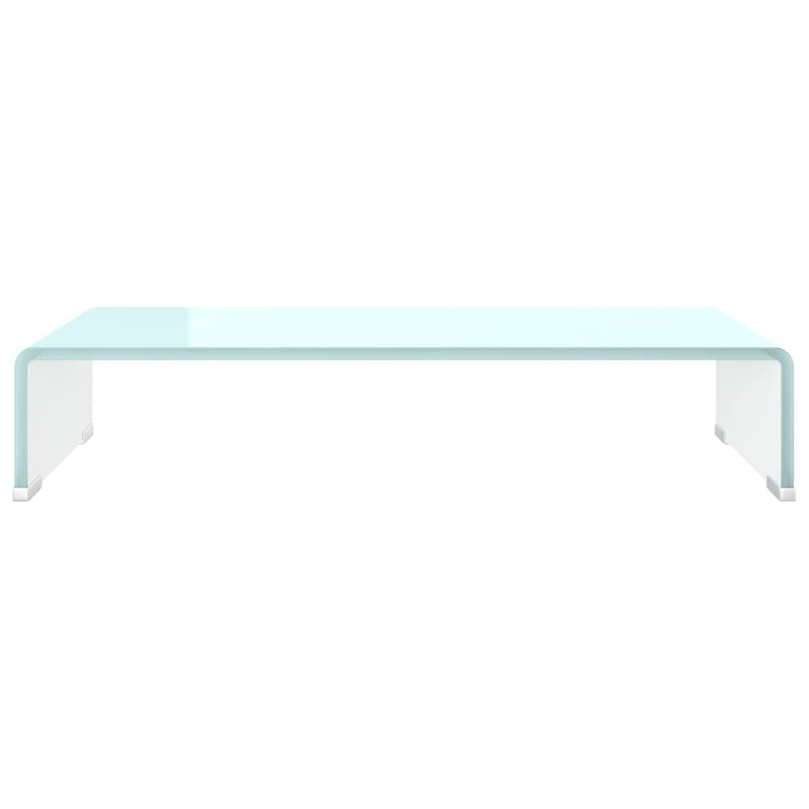 Tv-Meubel/Monitorverhoger Glas 60 x 25 x 11 cm Groen