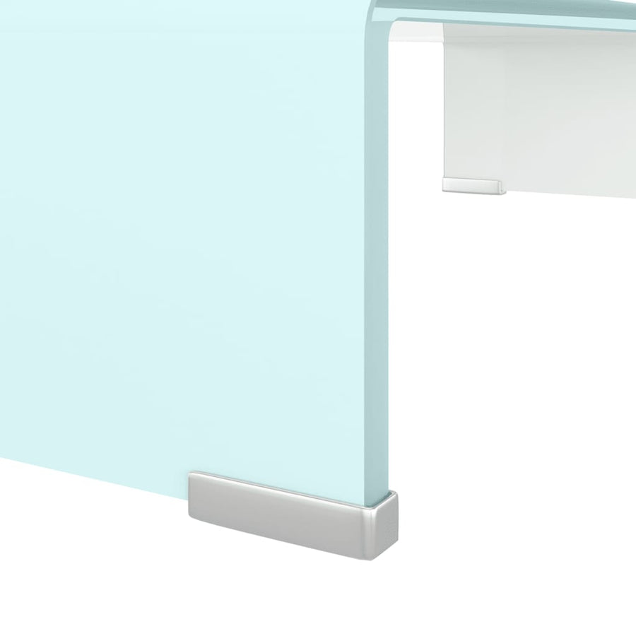 Tv-Meubel/Monitorverhoger Glas 60 x 25 x 11 cm Groen