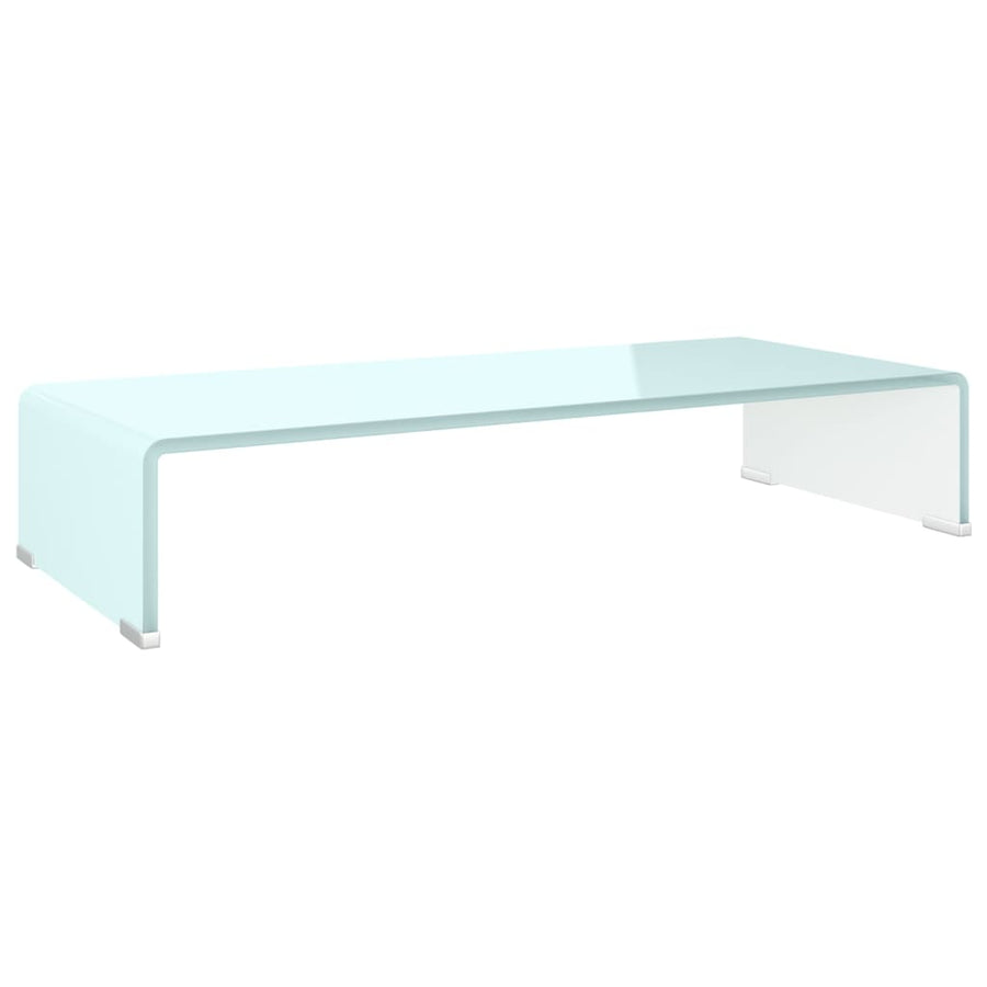 Tv-Meubel/Monitorverhoger Glas 70 x 30 x 13 cm Groen