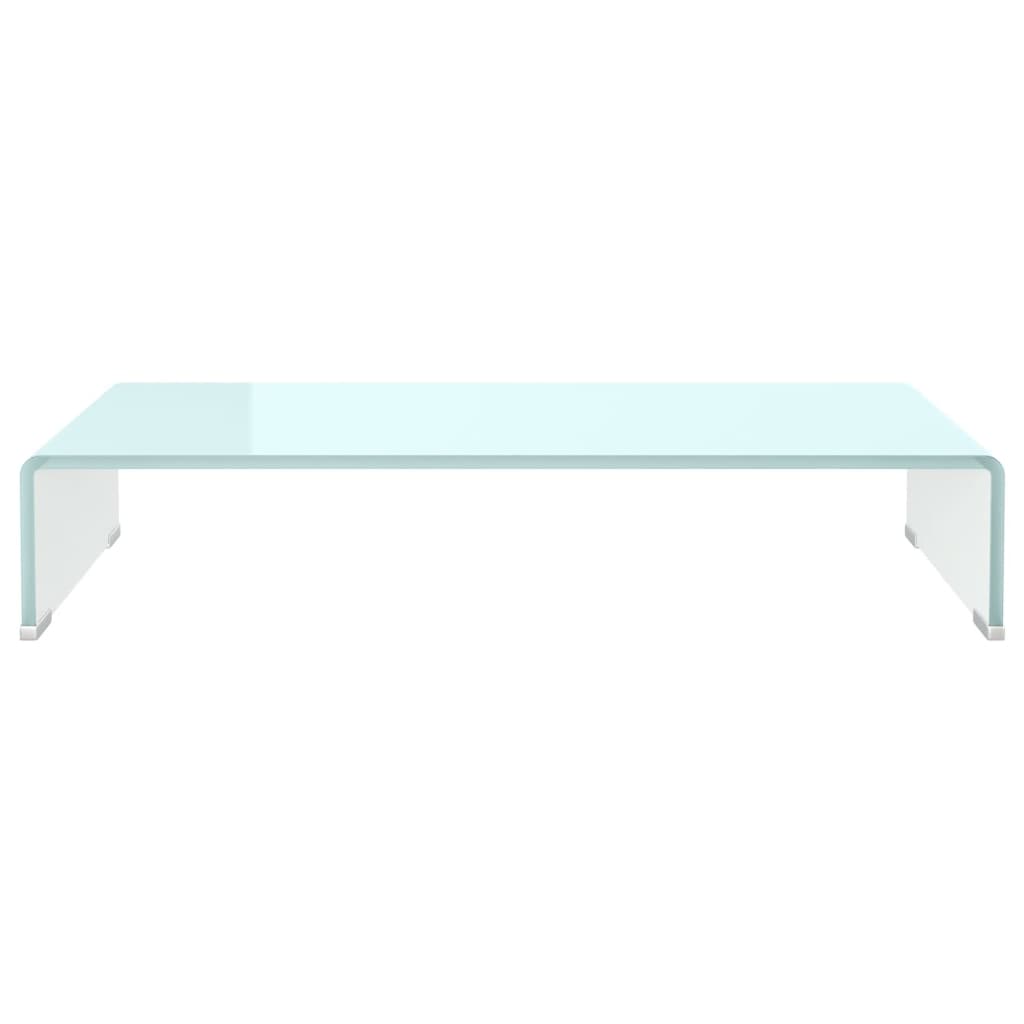 Tv-Meubel/Monitorverhoger Glas 70 x 30 x 13 cm Groen