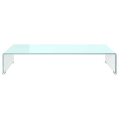 Tv-Meubel/Monitorverhoger Glas 70 x 30 x 13 cm Groen