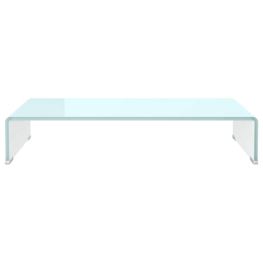 Tv-Meubel/Monitorverhoger Glas 70 x 30 x 13 cm Groen