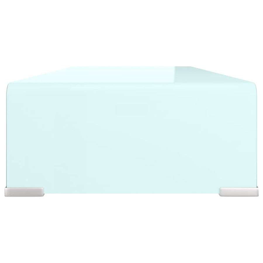 Tv-Meubel/Monitorverhoger Glas 70 x 30 x 13 cm Groen