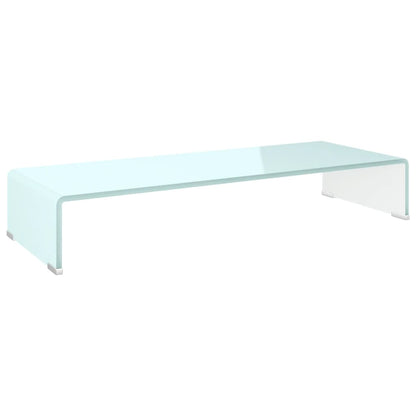 Tv-Meubel/Monitorverhoger Glas 80 x 30 x 13 cm Groen