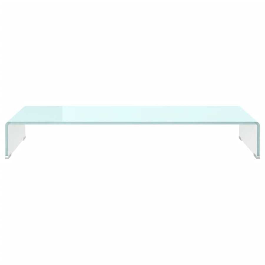 Tv-Meubel/Monitorverhoger Glas 90 x 30 x 13 cm Groen