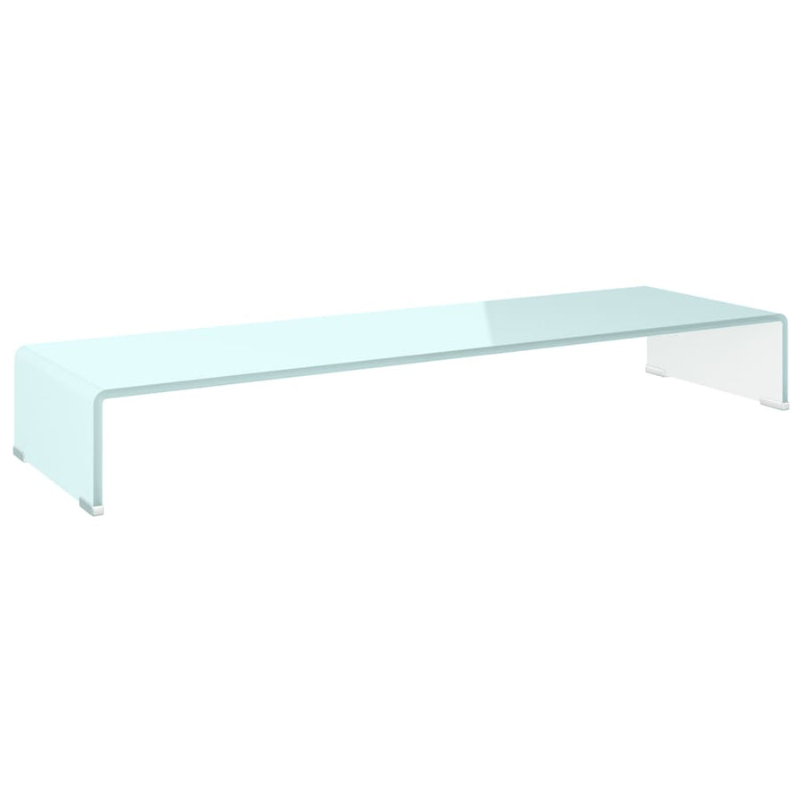 Tv-Meubel/Monitorverhoger Glas 100 x 30 x 13 cm Groen