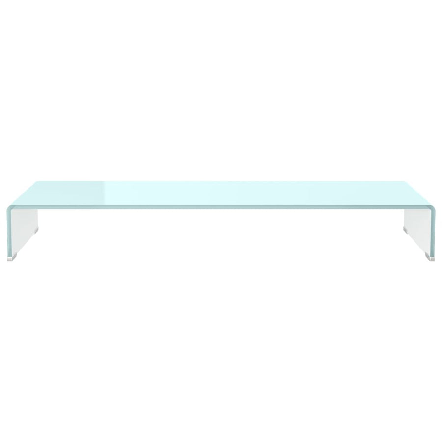 Tv-Meubel/Monitorverhoger Glas 100 x 30 x 13 cm Groen
