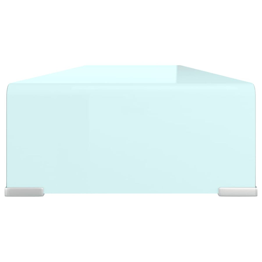 Tv-Meubel/Monitorverhoger Glas 100 x 30 x 13 cm Groen