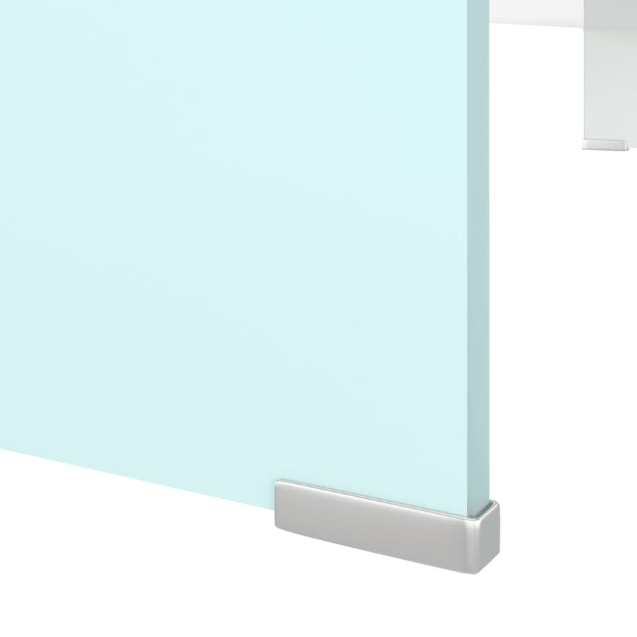 Tv-Meubel/Monitorverhoger Glas 100 x 30 x 13 cm Groen