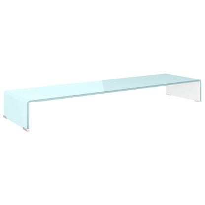 Tv-Meubel/Monitorverhoger Glas 110 x 30 x 13 cm Groen